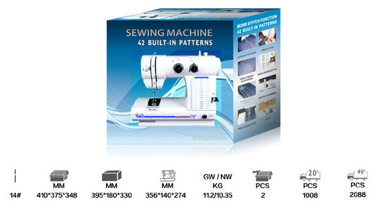 214X134X253MM Flat-Bed Butterfly Overlock Household Sewing Machine Perfetto per la casa