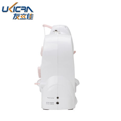 Mini macchina da cucire per uso domestico UFR-601 con lunghezza di cucitura 0-5 mm in colore bianco e rosa